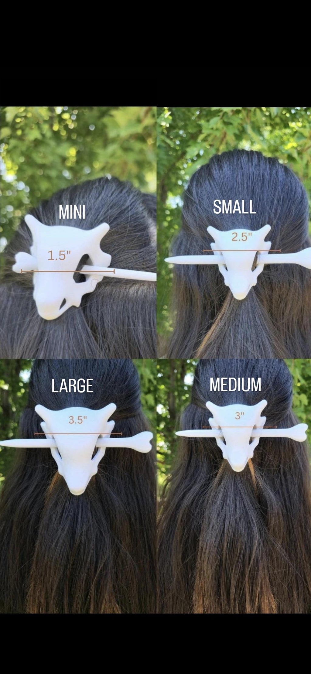 Retro Skull Hair Pin - Slide Fashion Accessory Gaming