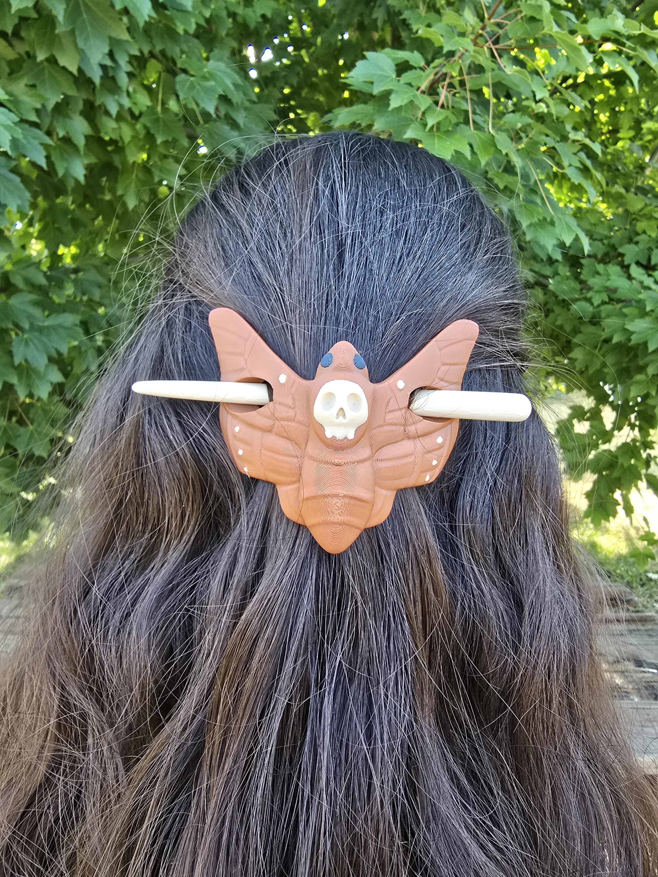 Nature Inspired Moth Hair Pins