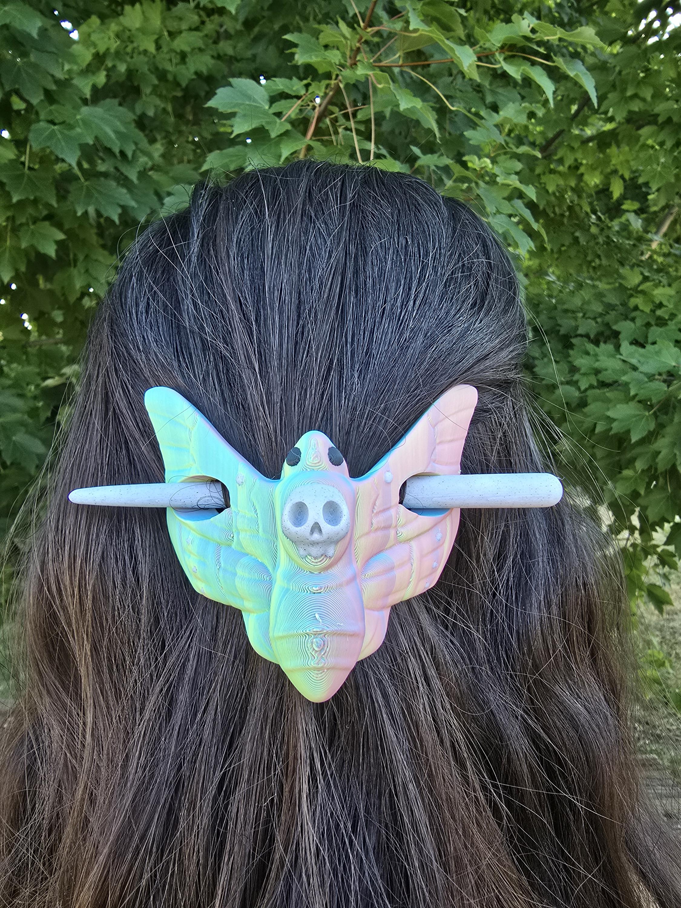 Nature Inspired Moth Hair Pins