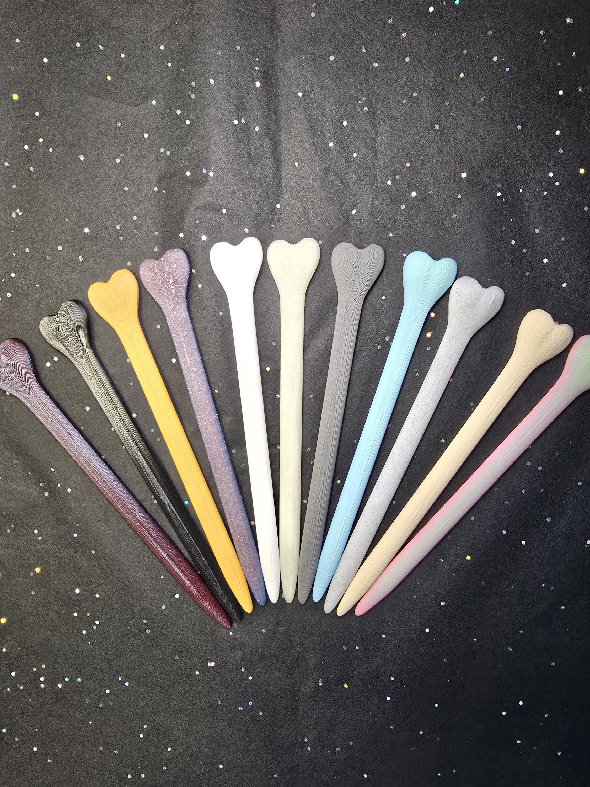 Refill Bones Pack of 4– Fits Cubone, Raven, Dragon, Cat & Bat Skull Hair Pins