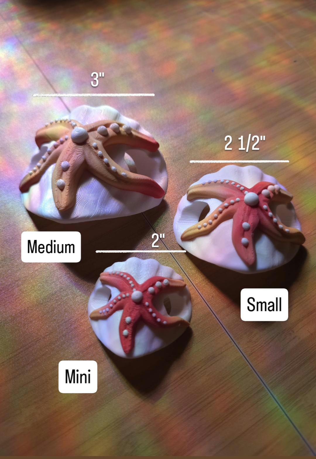 Starfish Hair Pin with Shell Charm | Coastal Bun Holder, Ocean Inspired Hair Stick