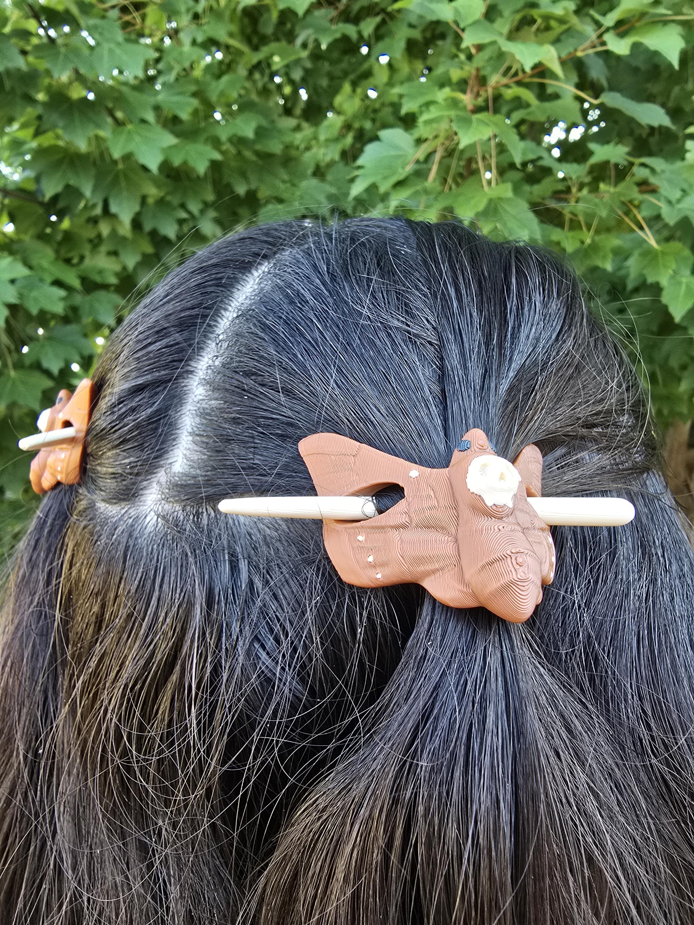 Nature Inspired Moth Hair Pins