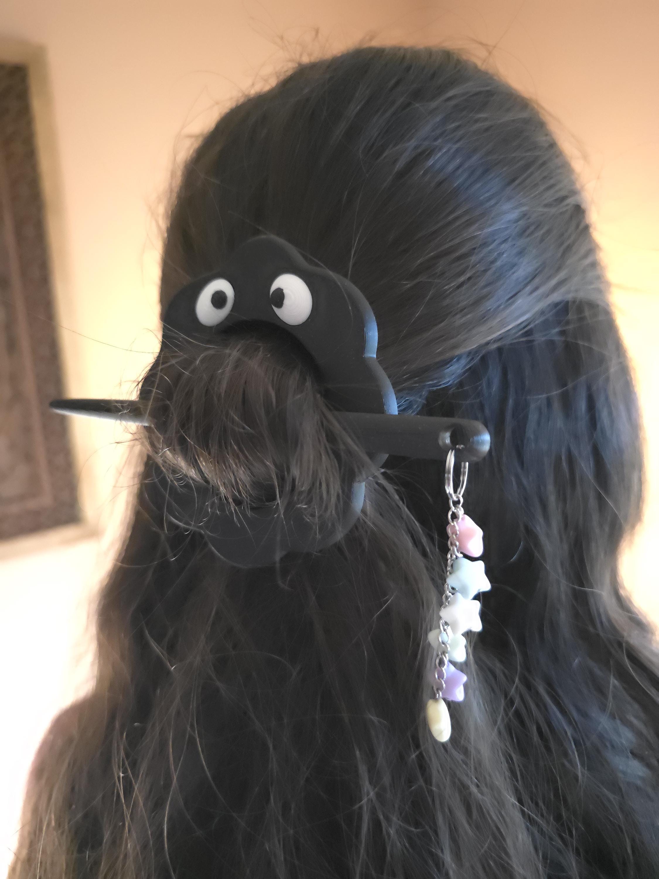 Dust Sprite Hair Stick | No-Tie Bun Holder with Pastel Star Charm