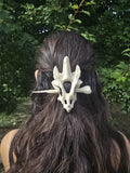 3D Printed Dragon Skull Hair Pins: Gothic Fantasy Hair Accessories